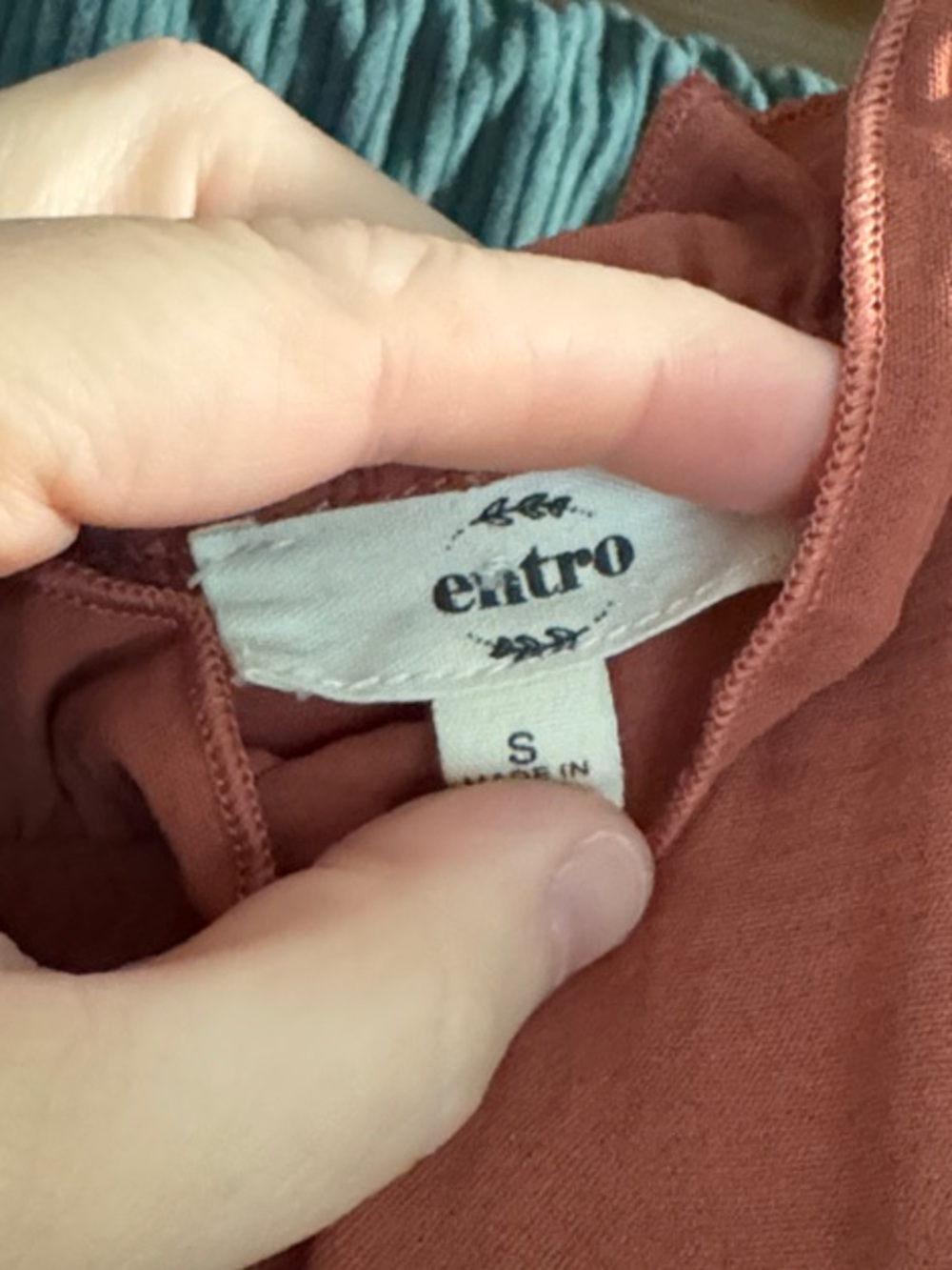 entro Rust-Tone Tiered Ruffle Dress - Picture 2 of 3